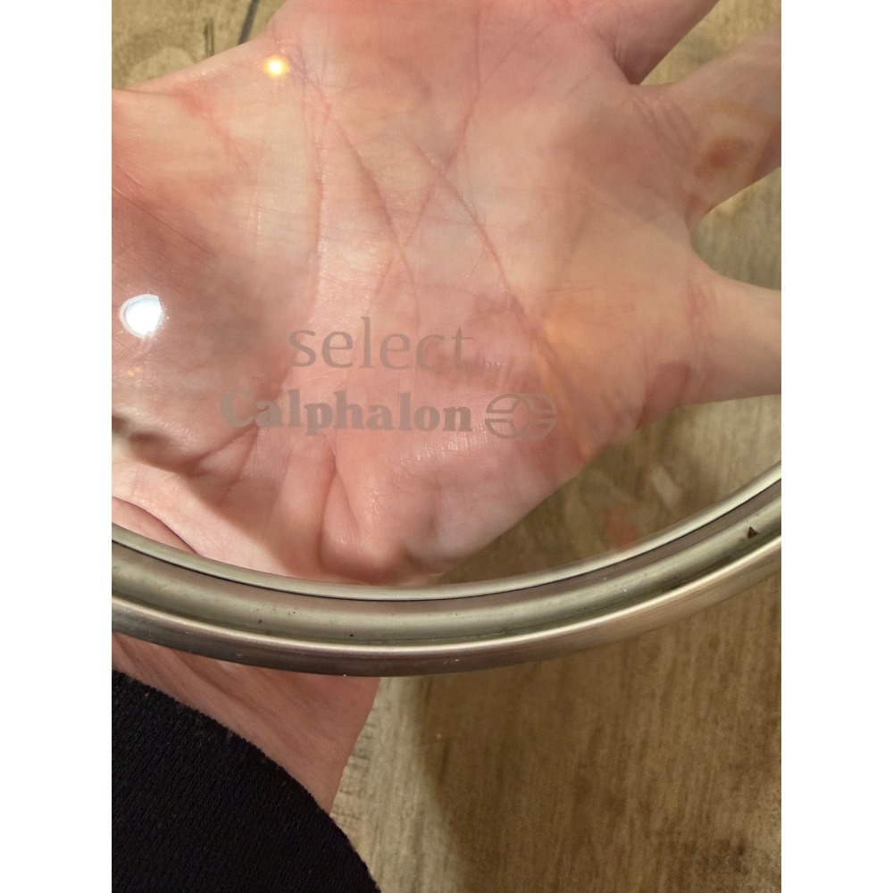 Select by Calphalon 6 Inch Tempered Glass Replacement Lid with Silicone Handle - Picture 5 of 5